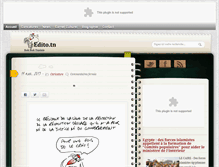 Tablet Screenshot of edito.tn